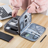 Electronics Organizer Travel Cable Organiser Bag Waterproof Portable Digital Storage Bag Electronic Accessories Case Cable Charger Organizer Case Multifunctional Waterproof Storage Bag