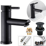 Modern Basin Sink Faucet Matte Black Brass filter faucet tap