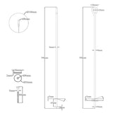 vidaXL Earth Anchors 10 pcs 10x60 cm Galvanised Metal