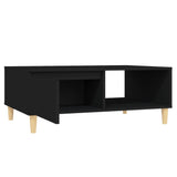 vidaXL Coffee Table Black 90x60x35 cm Engineered Wood