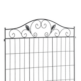 Outsunny Garden Decorative Fence 4 Panels 44in x 12ft Metal Wire Landscape Border Edging