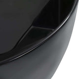 vidaXL Wash Basin 36x14 cm Ceramic Black