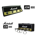 Key Holder,Wall Mounting Guitar Amp Key Hook - Keychain Including 4 Pieces Key Ring.