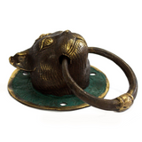 Brass Door Knocker - Cats Head