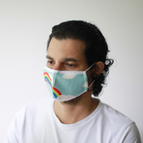 Reusable Fashion Face Mask - Rainbow (Adult)