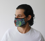 Reusable Fashion Face Mask - Funky Swirls (Adult)