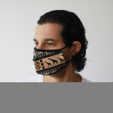 Reusable Fashion Face Mask - African Tribal  (Adult)