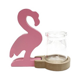 Hydroponic Home Décor - Pink Flamingo Pot