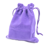 Quality Velvet Pouch - Purple 10x12cm