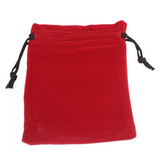 Quality Velvet Pouch - Red 10x12cm