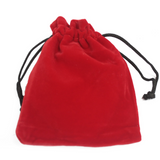 Quality Velvet Pouch - Red 10x12cm