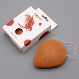 Teardrop Konjac Sponge - Red Clay - Rejuvenating