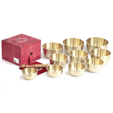 Set of 10 Singing Metal Bowls