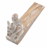 Hand carved Doorstop - Squirrel