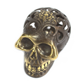 Vintage Brass Skull - Med