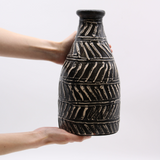 Greek Taper Vase - Chocolate