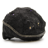 Coloured Calsite Geodes - Black Rock - Purple