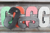 Letter "G" - Assorted Colours - 15cm