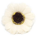 Craft Soap Flowers - Sml Sunflower - Ivory