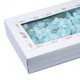 Craft Soap Flowers - Hyacinth Bean - Baby Blue