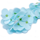 Craft Soap Flowers - Hyacinth Bean - Baby Blue