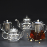 Glass Infuser Teapot - Tower Shape - 350ml