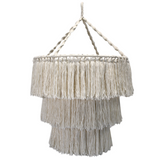 Macrame Soft Chandelier - Natural