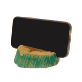 Lrg Gamal Wood Phone Holder - Greenwash