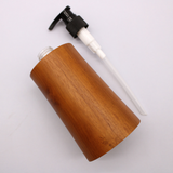 Natural Teakwood Soap Dispenser - Taper