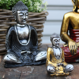 Silver Mini Buddha (Assorted Colours)