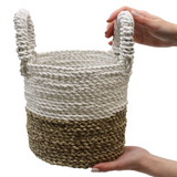 Seagrass Basket Set - Natural White