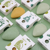 Teardrop Konjac Sponge - Green Tea - Protective