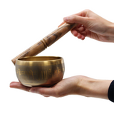 Lrg Five Buddha Singing Bowl