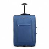 K1873-2 - Kono CABIN SIZE SOFT SHELL HAND LUGGAGE - BLUE