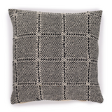 Classic Cushion Cover - Squares Grey - 40x40cm