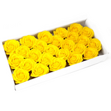 Craft Soap Flowers - Lrg Rose - Yellow