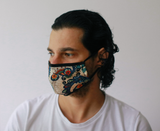 Reusable Fashion Face Mask - Golden Leaves (Adult)