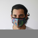 Reusable Fashion Face Mask - Funky Swirls (Adult)