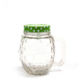 Funky Mason Jar - Pinnapple - Clear