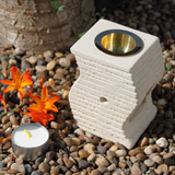 Stone Oil Burner - Stepped Wave