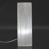 Selenite Block Lamp 25cm - Chakra Lamp