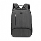 E1978 - Kono Multi Compartment Backpack with USB Connectivity - Grey