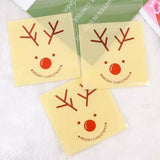 Christmas Cellophane Treat Bags Sweet Biscuit Cookie-Cello Party Favour Gift