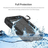 20000mAh Solar Power Bank Waterproof 2USB LED Solar Battery Charger For Cell Phone