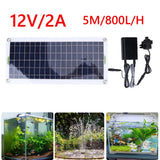 Solar Power Water Feature Fountain - Garden Pool Pond Aquarium Fountain