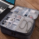 Electronics Organizer Travel Cable Organiser Bag Waterproof Portable Digital Storage Bag Electronic Accessories Case Cable Charger Organizer Case Multifunctional Waterproof Storage Bag