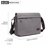 LB1925 - Kono Classic Expanding Messenger Bag - Grey