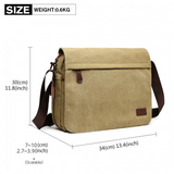 LB1925 - Kono Classic Expanding Messenger Bag - Khaki