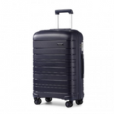 K2091L - Kono 24 Inch Multi Texture Hard Shell PP Suitcase - Classic Collection - Navy