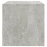 vidaXL TV Cabinet Concrete Grey 100x40x40 cm Engineered Wood